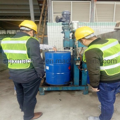 Vertical Semi-Automatic Bucket Opener Hydraulic Waste Oil Drum Cutting Machine